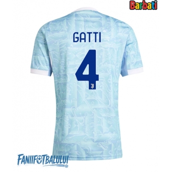 Juventus Federico Gatti #4 Tricou Fotbal Replică 2025-26 Barbati Deplasare